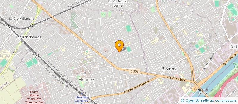 localisation de l'entreprise MONSIEUR ADRIEN BARRET  HOUILLES