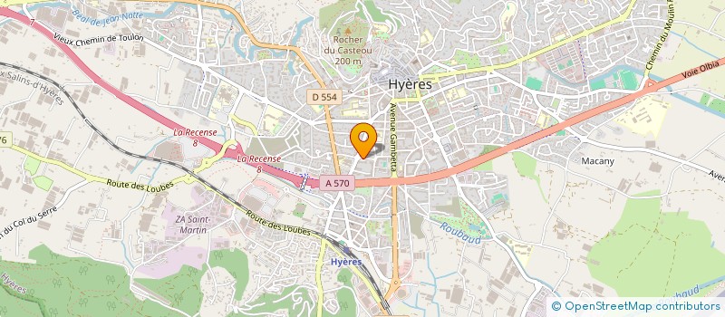 localisation de l'entreprise MONSIEUR ADRIEN BARTHELEMI à HYERES