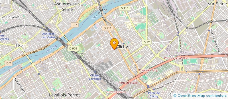 localisation de l'entreprise MONSIEUR ADRIEN BARTOLOMEI à CLICHY