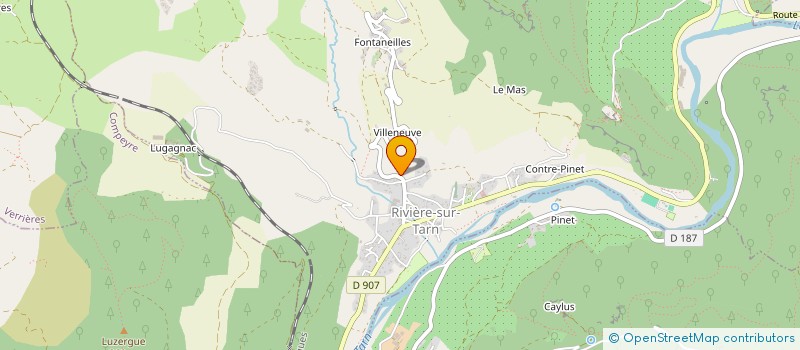 localisation de l'entreprise MONSIEUR ADRIEN BASSOT  RIVIERE-SUR-TARN