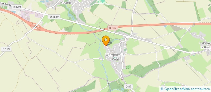 localisation de l'entreprise MONSIEUR ADRIEN BATARDY  WARGNIES-LE-PETIT