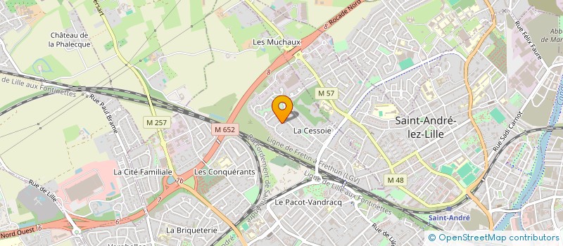 localisation de l'entreprise MONSIEUR ADRIEN BAUDE à LAMBERSART