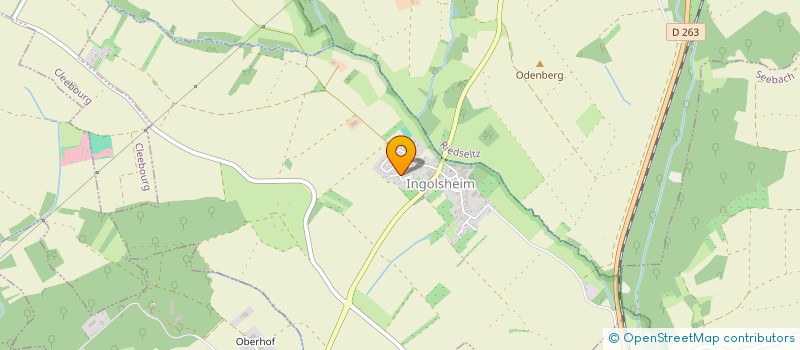 localisation de l'entreprise MONSIEUR ADRIEN BAUMANN  INGOLSHEIM