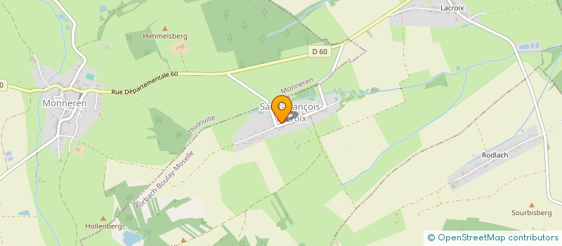 localisation de l'entreprise MONSIEUR ADRIEN BAUMGARTH  SAINT-FRANCOIS-LACROIX