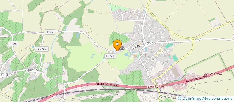 localisation de l'entreprise MONSIEUR ADRIEN BAUMGARTNER  GUEUX