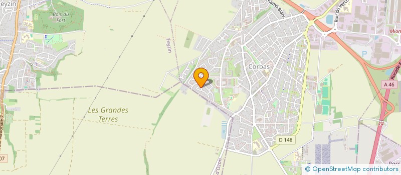 localisation de l'entreprise MONSIEUR ADRIEN BEARD à CORBAS