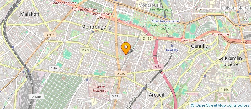 localisation de l'entreprise MONSIEUR ADRIEN BEAUCAIRE  MONTROUGE