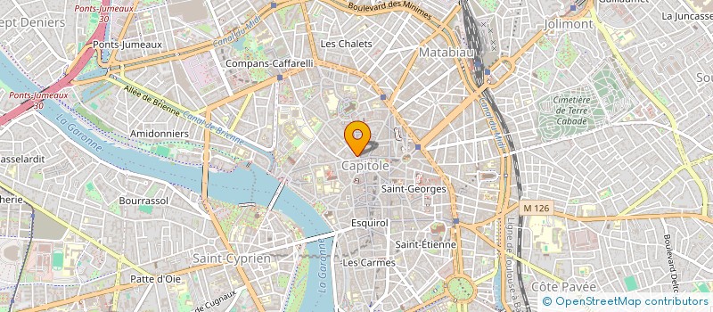 localisation de l'entreprise MONSIEUR ADRIEN BEAULIEU  TOULOUSE