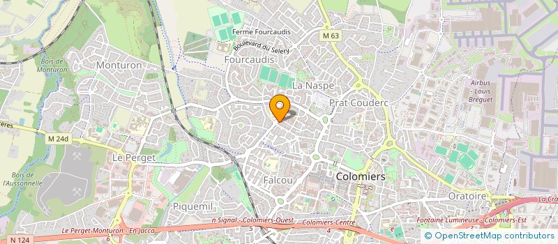 localisation de l'entreprise MONSIEUR ADRIEN BEAURAIN  COLOMIERS