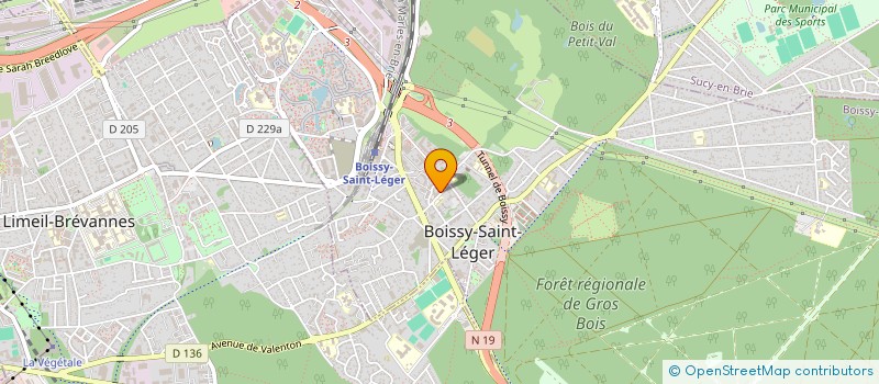 localisation de l'entreprise MONSIEUR ADRIEN BECKER à BOISSY-SAINT-LEGER