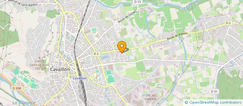 localisation de l'entreprise MONSIEUR ADRIEN BEDOISEAU  CAVAILLON