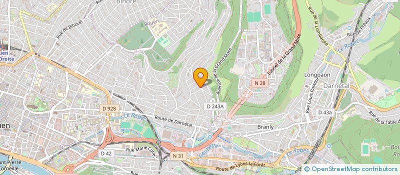 localisation de l'entreprise MONSIEUR ADRIEN BEGA  ROUEN