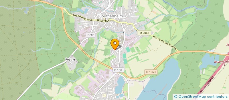 localisation de l'entreprise MONSIEUR ADRIEN BEHR  SOUFFLENHEIM