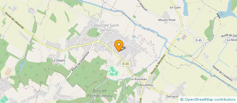 localisation de l'entreprise MONSIEUR ADRIEN BELLAVISTA  LABASTIDE-SAINT-SERNIN