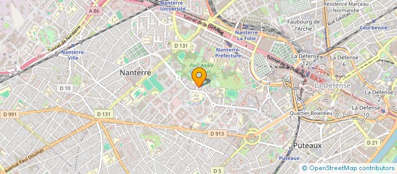 localisation de l'entreprise MONSIEUR ADRIEN BELLE-JAMBE  NANTERRE