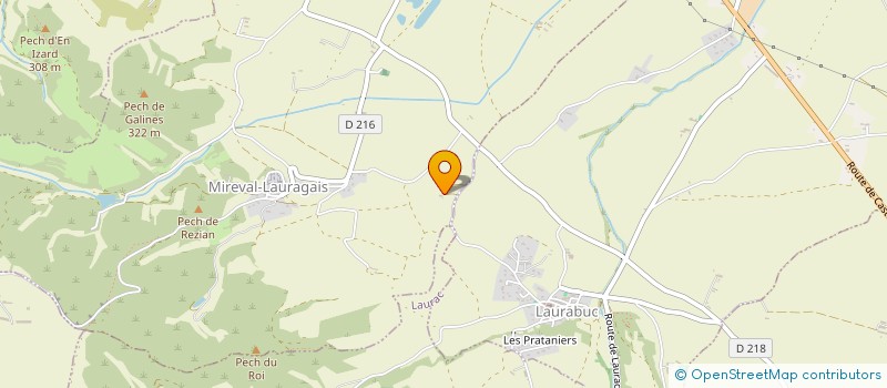 localisation de l'entreprise MONSIEUR ADRIEN BELLOC  MIREVAL-LAURAGAIS