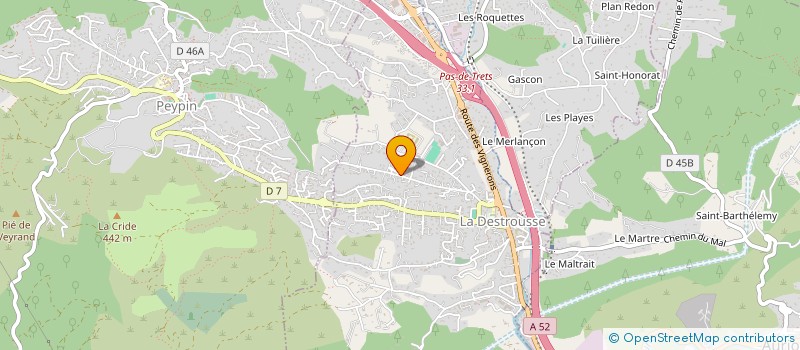 localisation de l'entreprise MONSIEUR ADRIEN BENDANO à LA DESTROUSSE