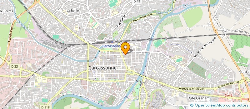 localisation de l'entreprise MONSIEUR ADRIEN BENET  CARCASSONNE