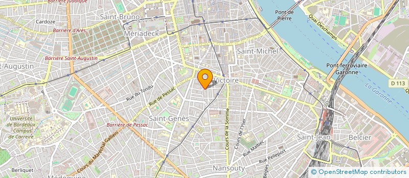 localisation de l'entreprise MONSIEUR ADRIEN BENSCH  BORDEAUX