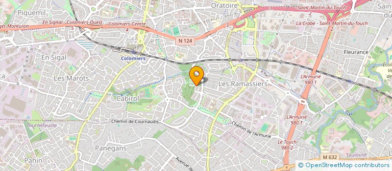 localisation de l'entreprise MONSIEUR ADRIEN BENSOUSSAN à COLOMIERS