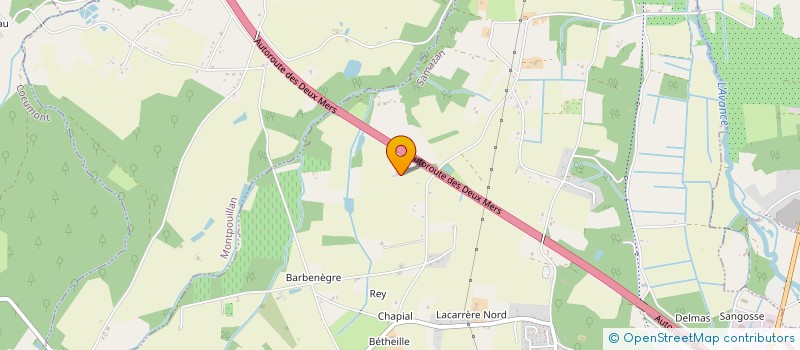 localisation de l'entreprise MONSIEUR ADRIEN BERGAMIN  SAMAZAN