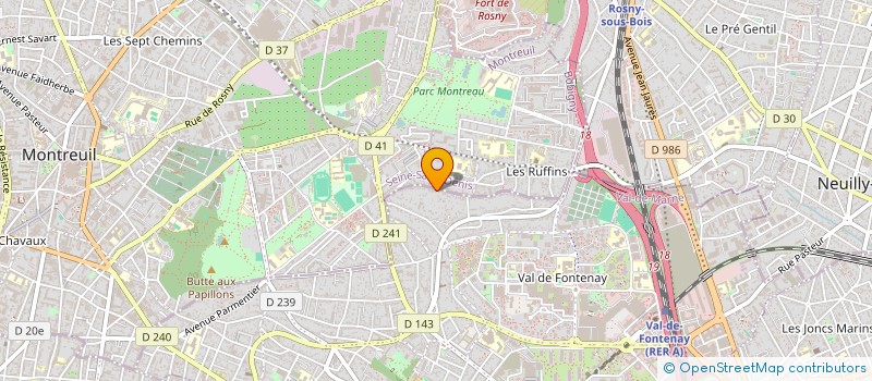 localisation de l'entreprise MONSIEUR ADRIEN BERNARDOT à FONTENAY-SOUS-BOIS