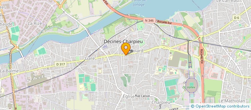 localisation de l'entreprise MONSIEUR ADRIEN BERNIER  DECINES-CHARPIEU