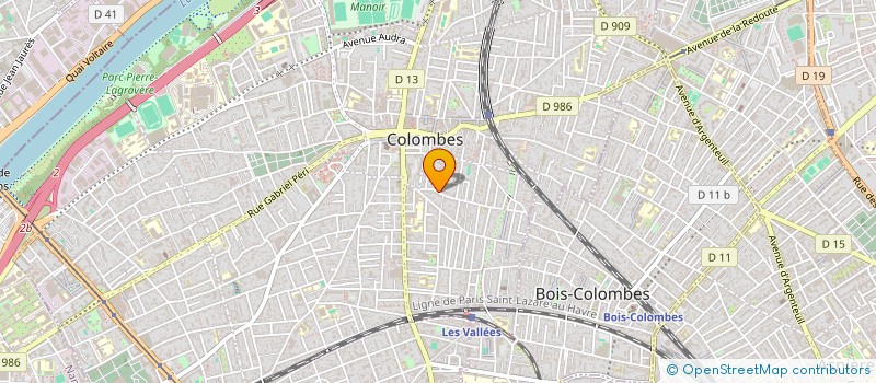 localisation de l'entreprise MONSIEUR ADRIEN BERSOT à COLOMBES