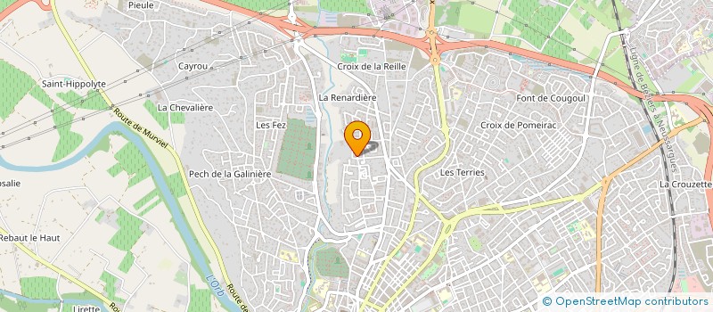 localisation de l'entreprise MONSIEUR ADRIEN BESSEDE  BEZIERS