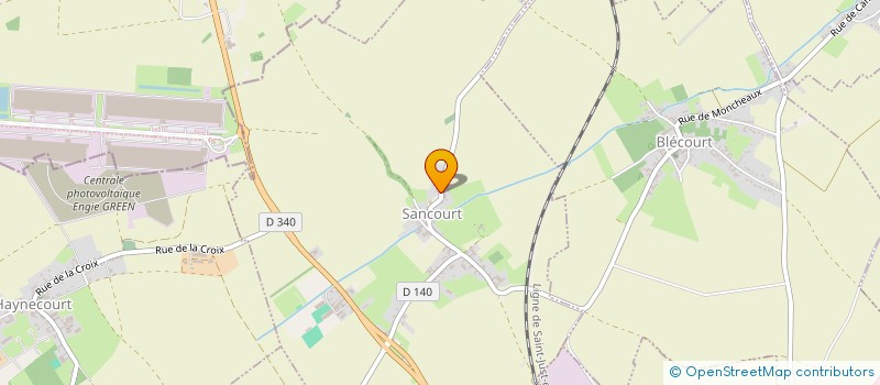 localisation de l'entreprise MONSIEUR ADRIEN BETON  SANCOURT