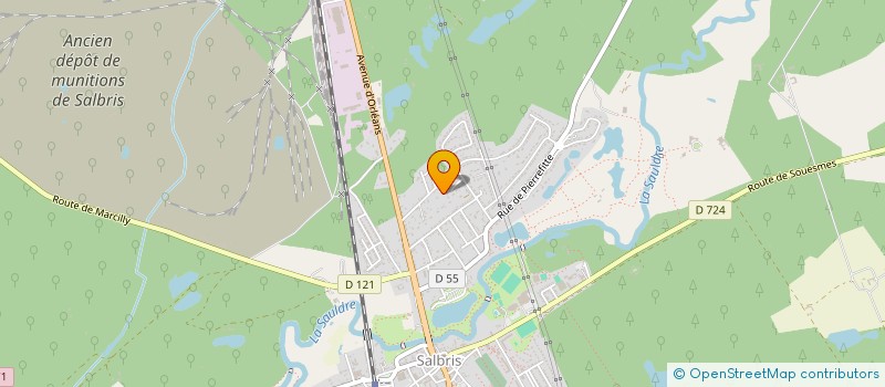 localisation de l'entreprise MONSIEUR ADRIEN BEUGNET  SALBRIS