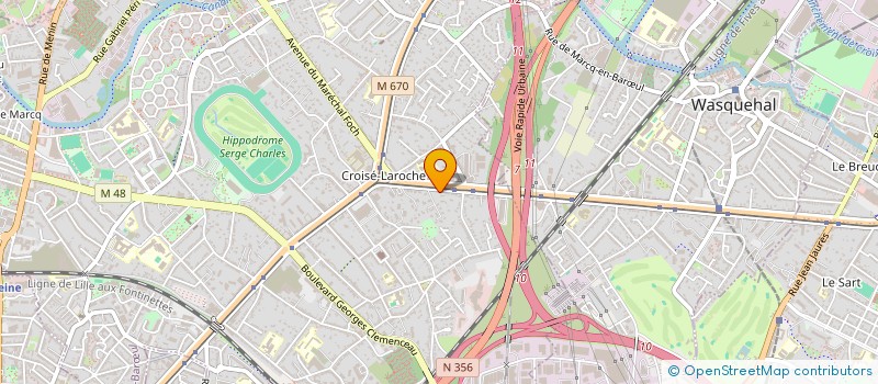 localisation de l'entreprise MONSIEUR ADRIEN BEUN à MARCQ-EN-BARŒUL