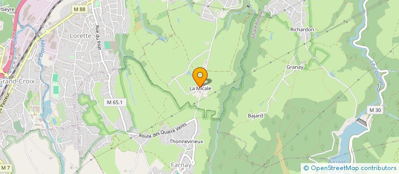 localisation de l'entreprise MONSIEUR ADRIEN BILLAND à RIVE-DE-GIER