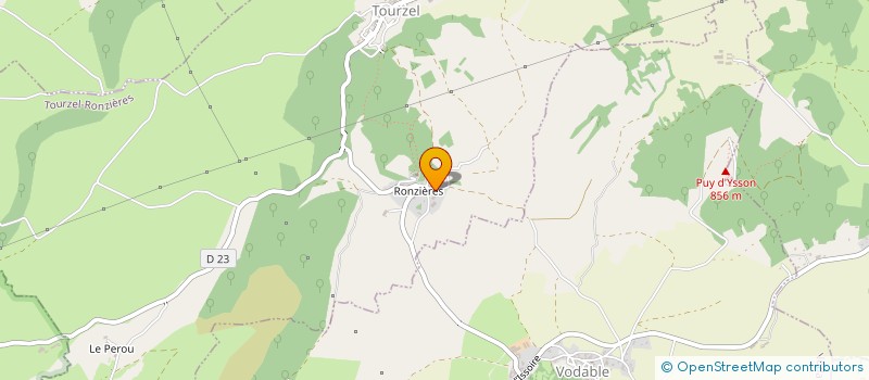 localisation de l'entreprise MONSIEUR ADRIEN BILLION  TOURZEL-RONZIERES