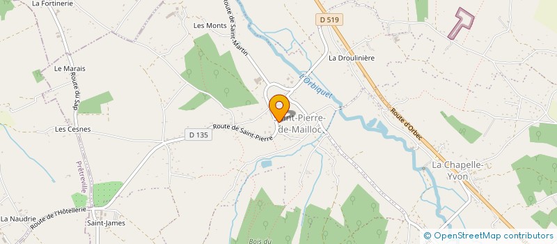 localisation de l'entreprise MONSIEUR ADRIEN BISSON  VALORBIQUET