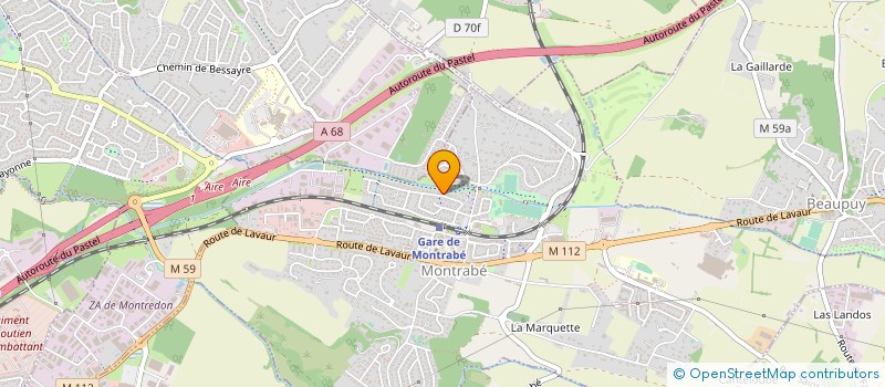 localisation de l'entreprise MONSIEUR ADRIEN BITAN  MONTRABE