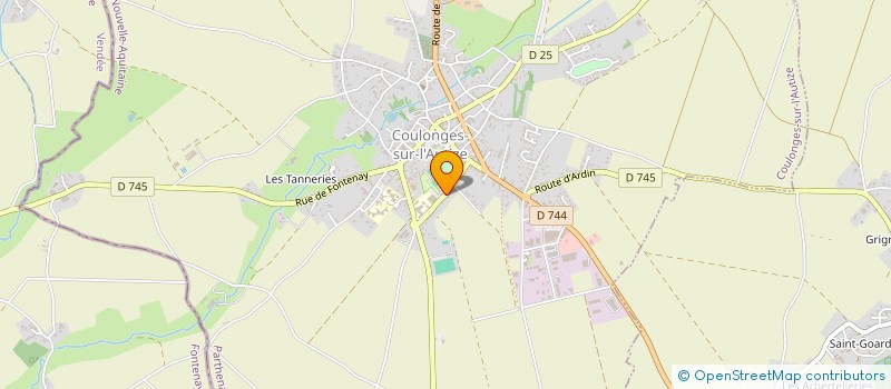 localisation de l'entreprise MONSIEUR ADRIEN BITEAU à COULONGES-SUR-L'AUTIZE