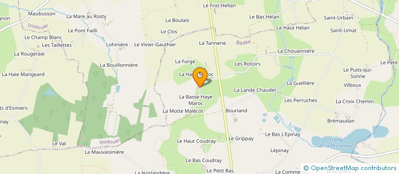 localisation de l'entreprise MONSIEUR ADRIEN BLACHET  BEDEE