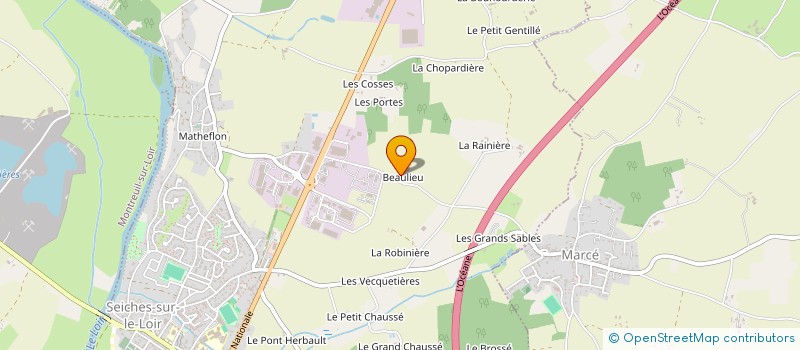 localisation de l'entreprise MONSIEUR ADRIEN BLOIS à RIVES-DU-LOIR-EN-ANJOU