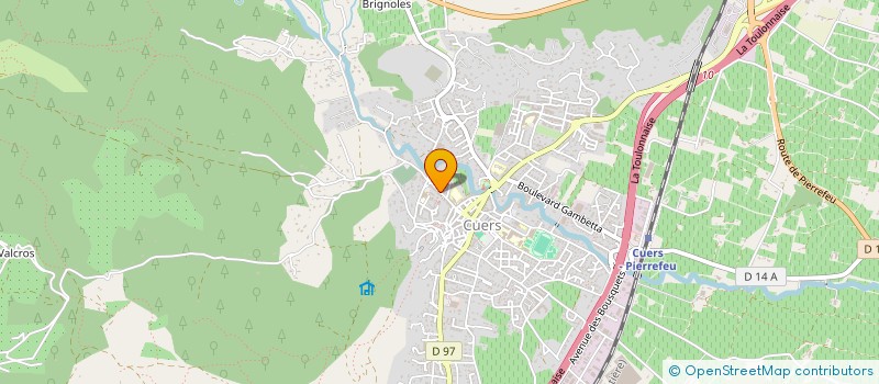 localisation de l'entreprise MONSIEUR ADRIEN BOCHET  CUERS