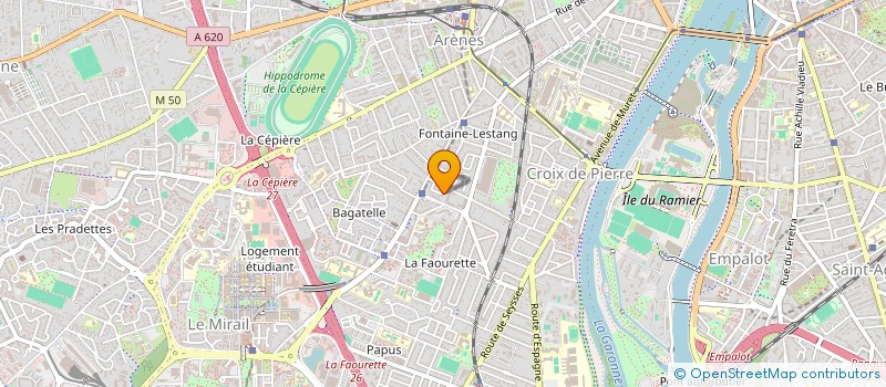 localisation de l'entreprise MONSIEUR ADRIEN BOILEAU  TOULOUSE