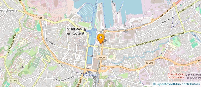 localisation de l'entreprise MONSIEUR ADRIEN BOIS  CHERBOURG-EN-COTENTIN