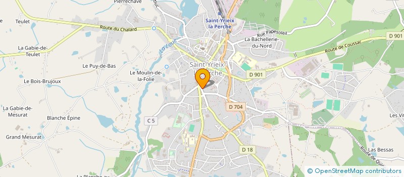 localisation de l'entreprise MONSIEUR ADRIEN BOISSERIE à SAINT-YRIEIX-LA-PERCHE