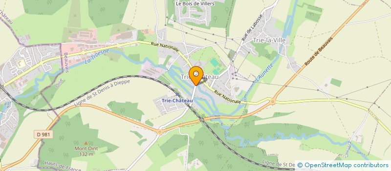 localisation de l'entreprise MONSIEUR ADRIEN BONNAIRE  TRIE-CHATEAU