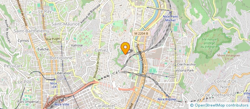 localisation de l'entreprise MONSIEUR ADRIEN BONNAND à NICE