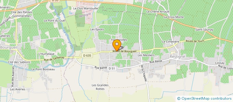 localisation de l'entreprise MONSIEUR ADRIEN BONNEAU  RESTIGNE