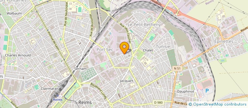 localisation de l'entreprise MONSIEUR ADRIEN BONNET  REIMS