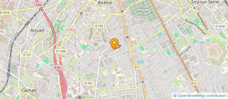 localisation de l'entreprise MONSIEUR ADRIEN BORDEAU  VILLEJUIF