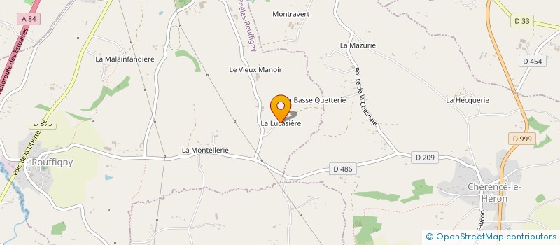 localisation de l'entreprise MONSIEUR ADRIEN BOUDET à VILLEDIEU-LES-POELES-ROUFFIGNY