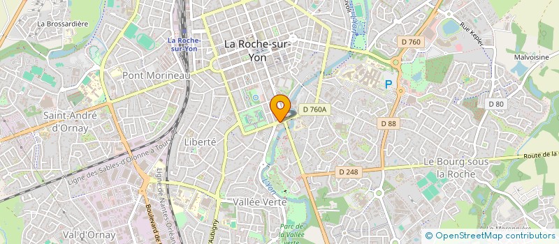 localisation de l'entreprise MONSIEUR ADRIEN BOUILLIEZ à LA ROCHE-SUR-YON